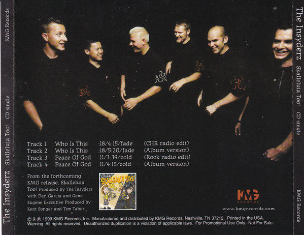 The Insyderz : Who Is This & Peace Of God (CD, Maxi, Promo)
