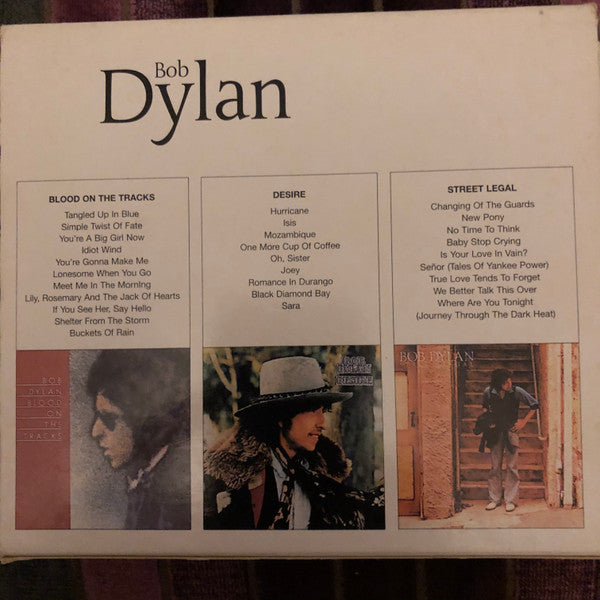 Bob Dylan : Blood On The Tracks/Desire/Street Legal (CD, Album + CD, Album + CD, Album + Box, Comp)