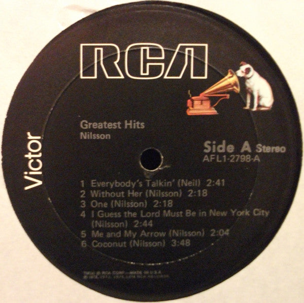 Nilsson* : Greatest Hits (LP, Comp, RE, Ind)