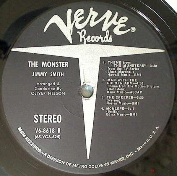 Jimmy Smith : Monster (LP, Album, MGM)