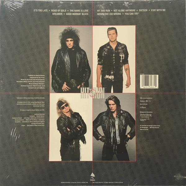 T.S.O.L. : Hit And Run (LP, Album)