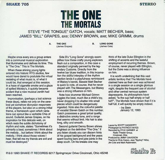 The Mortals : The One (7", Single)