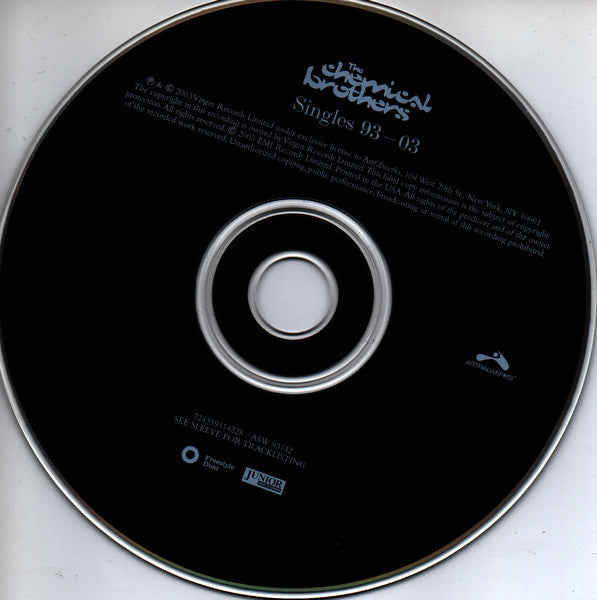 The Chemical Brothers : Singles 93-03 (CD, Comp)