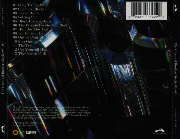 The Chemical Brothers : Singles 93-03 (CD, Comp)