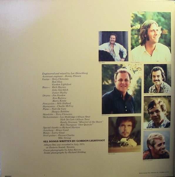 Gordon Lightfoot : Gord's Gold (2xLP, Comp, RE, Gat)