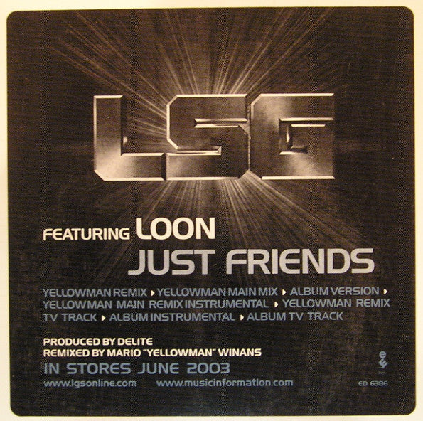 LSG Featuring Loon : Just Friends (Remix) (12", Promo)