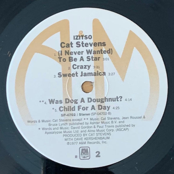 Cat Stevens : Izitso (LP, Album)