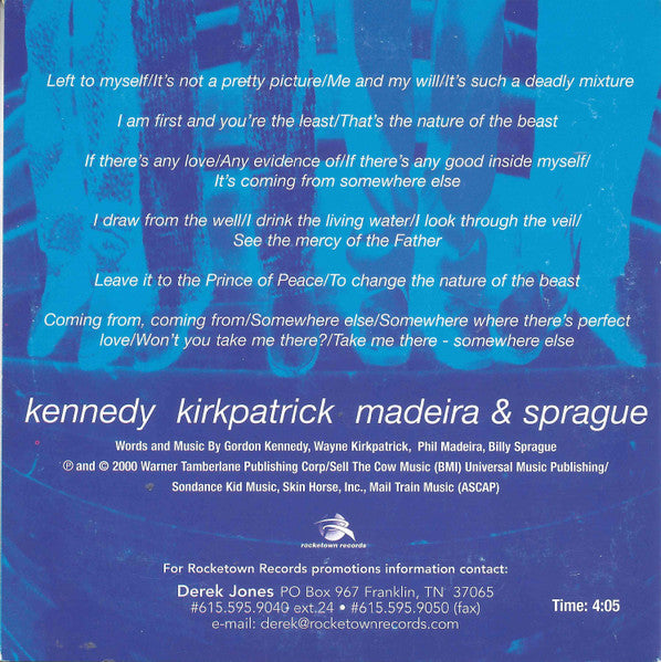 Kennedy Kirkpatrick Madeira & Sprague : Coming From Somewhere Else (CD, Single, Promo)