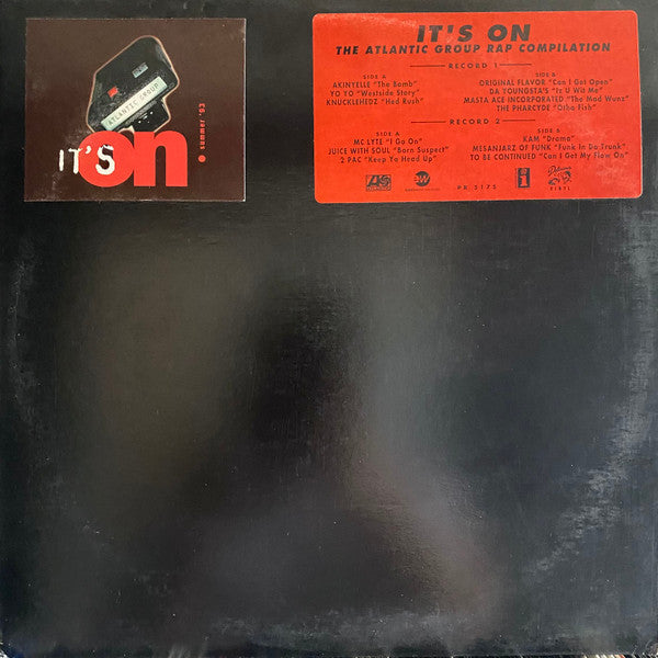 Various : It's On: The Atlantic Group Rap Compilation (2xLP, Comp, Promo, Gat)