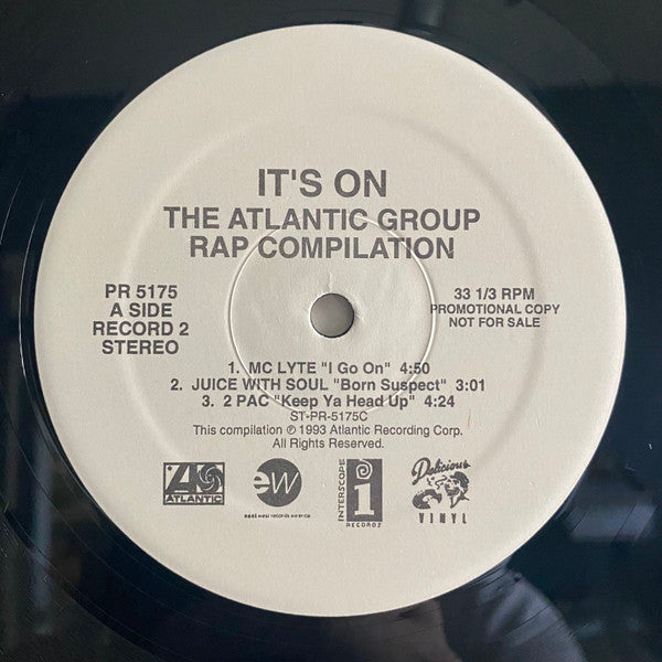 Various : It's On: The Atlantic Group Rap Compilation (2xLP, Comp, Promo, Gat)