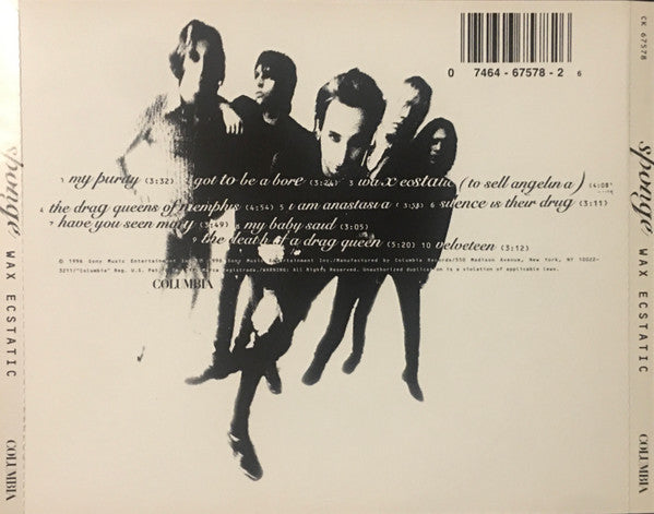 Sponge (3) : Wax Ecstatic (CD, Album)