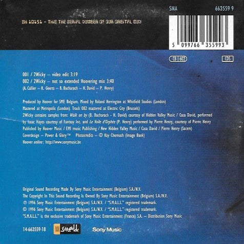 Hoover : 2Wicky (CD, Single)