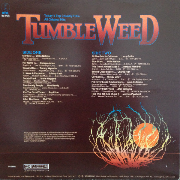 Various : Tumbleweed (LP, Comp)