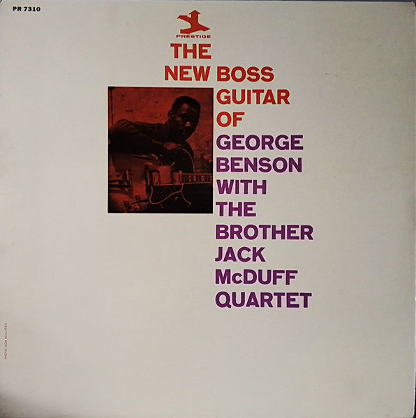 George Benson With The Brother Jack McDuff Quartet : The New Boss Guitar Of George Benson (LP, Album, Mono)
