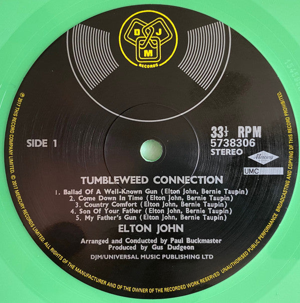Elton John : Tumbleweed Connection (LP, Album, Ltd, RE, RM, Gre)