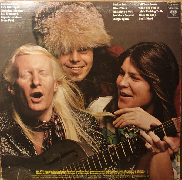 Johnny Winter : Still Alive And Well (LP, Album, Quad, Pit)