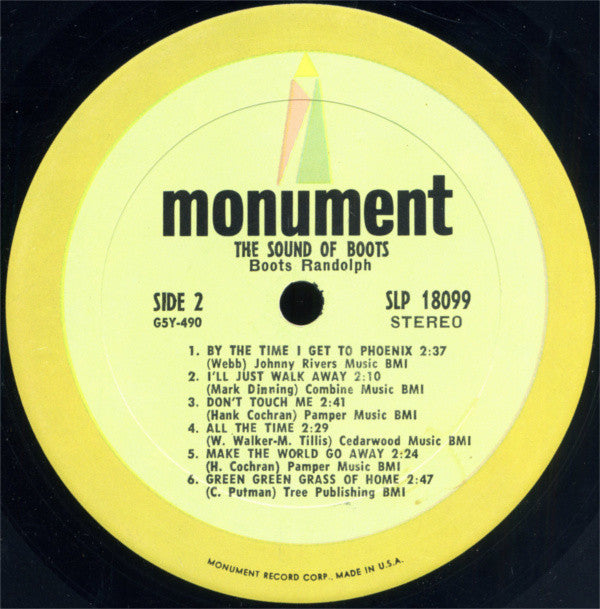 Boots Randolph : The Sound Of Boots (LP, Album)