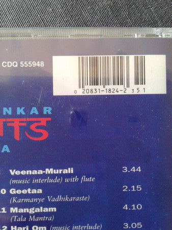 Ravi Shankar : Chants Of India (CD, Album, Club)