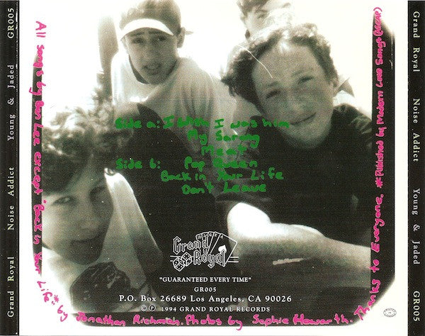 Noise Addict : Young & Jaded (CD, EP)