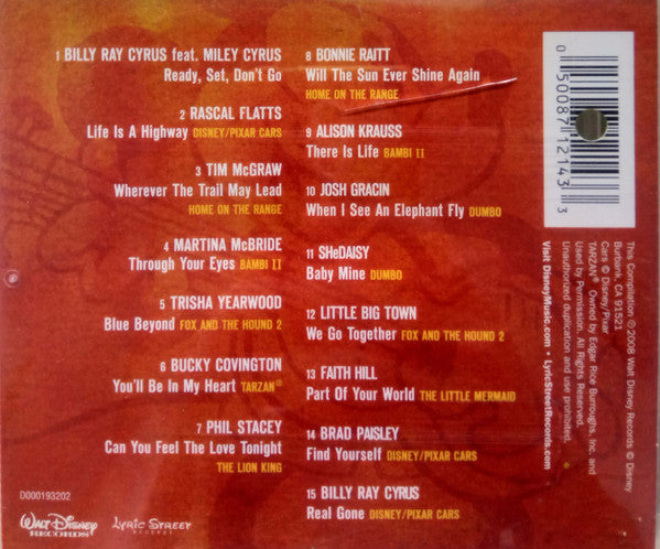 Various : Country Sings Disney (CD, Album)