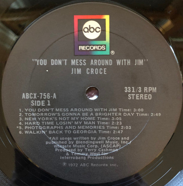 Jim Croce : You Don't Mess Around With Jim (LP, Album, Ter)
