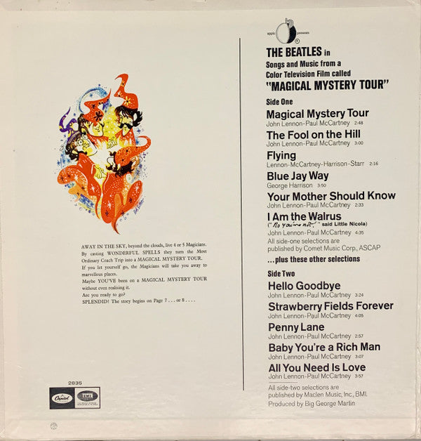 The Beatles : Magical Mystery Tour (LP, Album, RE, Jac)