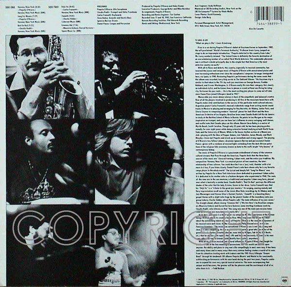 Paquito D'Rivera : Live At Keystone Korner (LP)