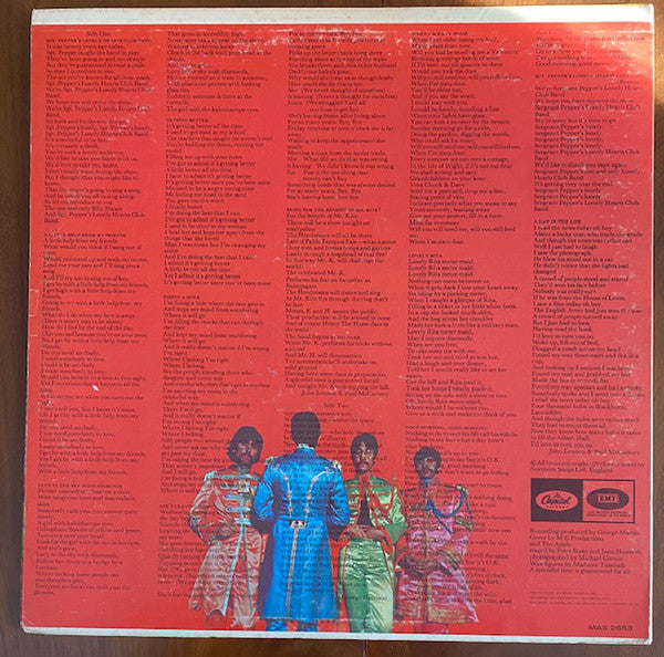 The Beatles : Sgt. Pepper's Lonely Hearts Club Band (LP, Album, Mono, Jac)
