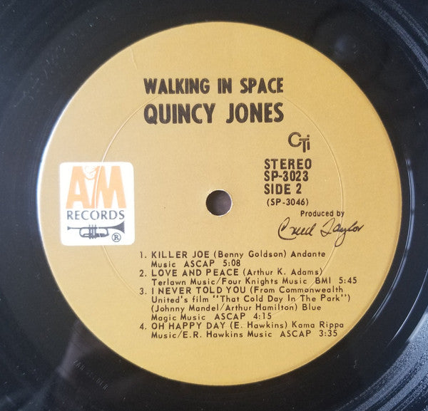 Quincy Jones : Walking In Space (LP, Album, Gat)