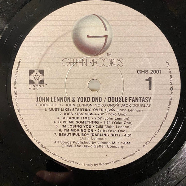 John Lennon & Yoko Ono : Double Fantasy (LP, Album, SP)