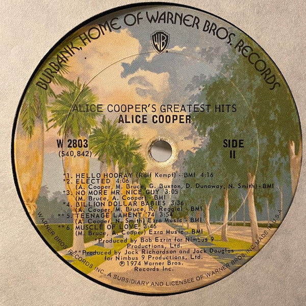 Alice Cooper : Alice Cooper's Greatest Hits (LP, Comp, Pit)
