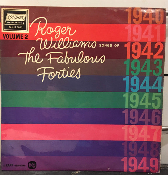 Roger Williams (2) : Songs Of The Fabulous Forties - Part 2 (LP)
