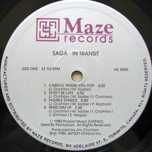 Saga (3) : In Transit (LP, Album)