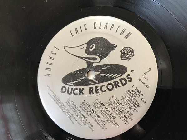 Eric Clapton : August (LP, Album, Club, Gat)