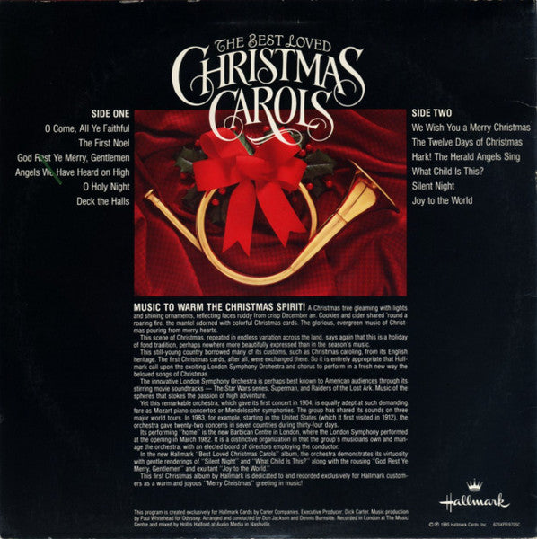 The London Symphony Orchestra* And Chorus* : The Best Loved Christmas Carols (LP, Album)