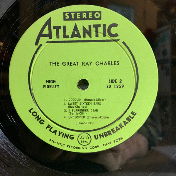 Ray Charles : The Great Ray Charles (LP, Album)