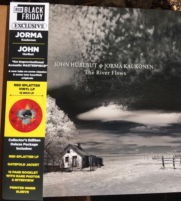 John Hurlbut (2) / Jorma Kaukonen : The River Flows (LP, Album, Red)