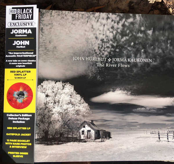 John Hurlbut (2) / Jorma Kaukonen : The River Flows (LP, Album, Red)