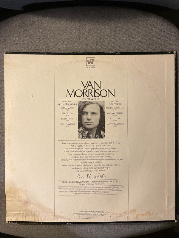 Van Morrison : Astral Weeks (LP, Album, RE, Jac)