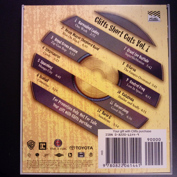 Various : Cliffs Short Cuts Vol. 1 (CD, Comp, Promo)