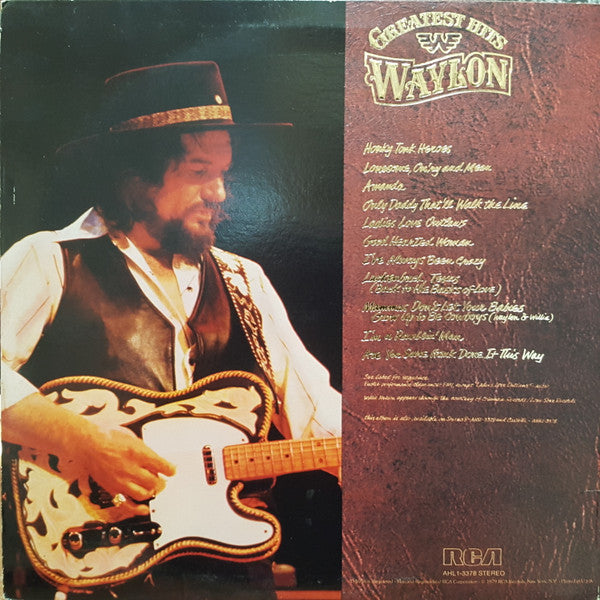 Waylon Jennings : Greatest Hits (LP, Comp, Ind)