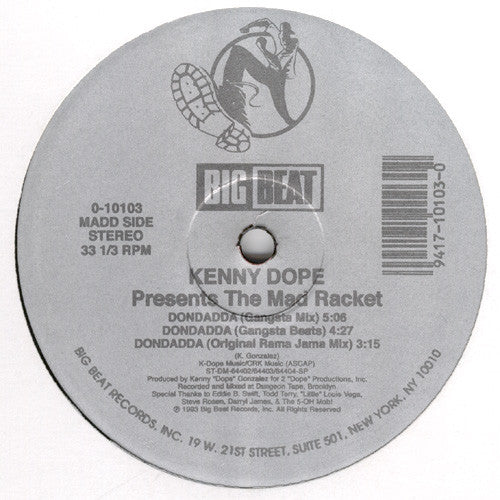 Kenny Dope* presents The Mad Racket : Dondadda (12")