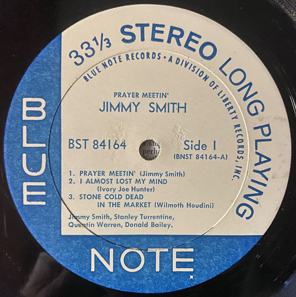Jimmy Smith : Prayer Meetin' (LP, Album, RE)