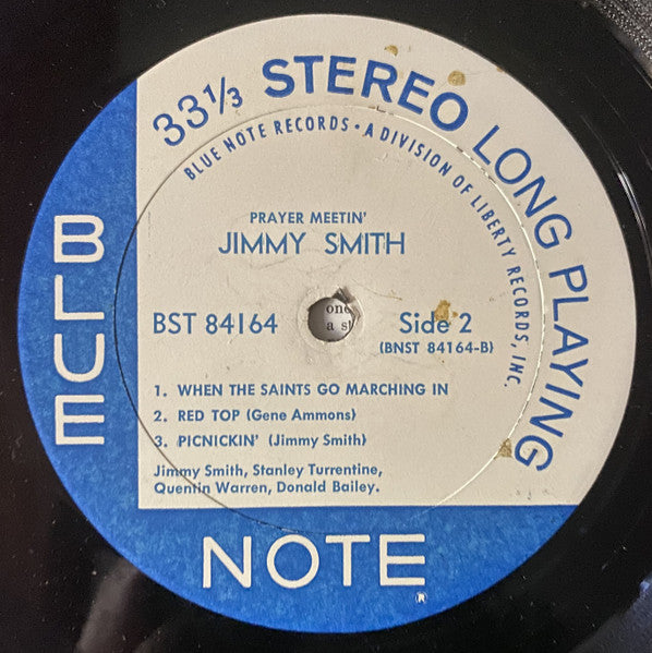 Jimmy Smith : Prayer Meetin' (LP, Album, RE)