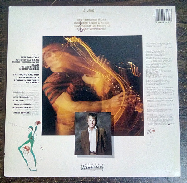 Bill Evans (3) : Living In The Crest Of A Wave (LP, Album, Promo, SP)
