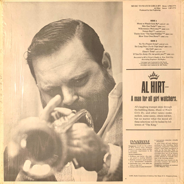 Al Hirt : Music To Watch Girls By (LP, Album, Ind)