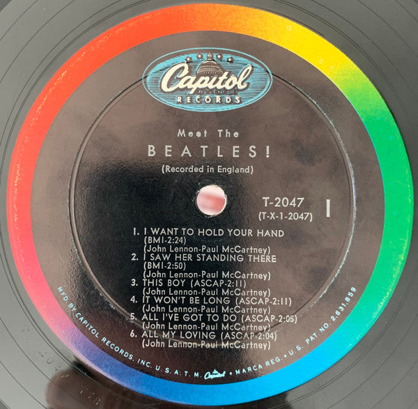 The Beatles : Meet The Beatles! (LP, Album, Mono, RCA)