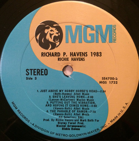 Richie Havens : Richard P. Havens, 1983 (2xLP, Album, Gat)