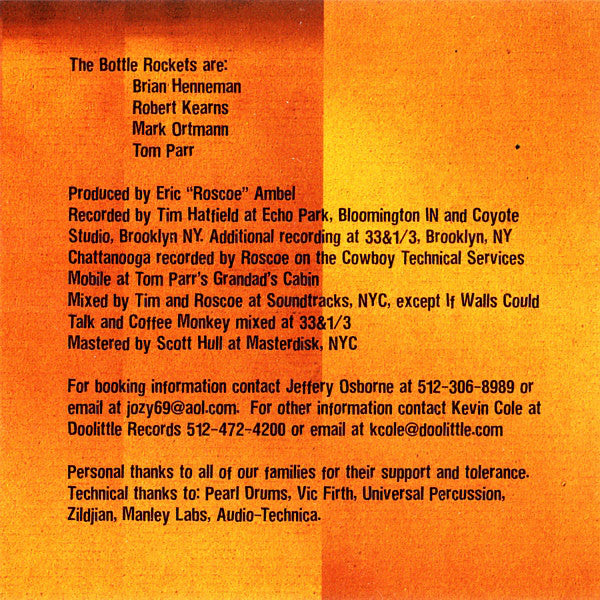The Bottle Rockets : Leftovers (CD, Album)