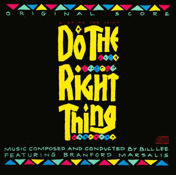 Bill Lee (2) Featuring Branford Marsalis : Do The Right Thing (Original Score) (CD, Album)